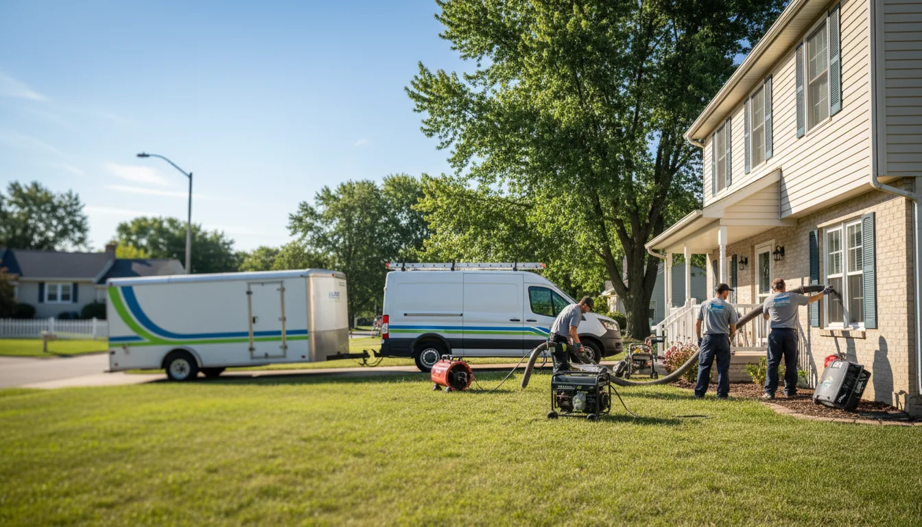 Flooded Basement Restoration And Cleanup With Repair in Rushville, NE near me